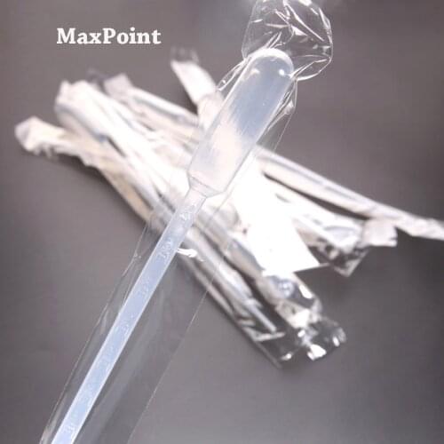 100PCS Sterilized Single Packing Pipette Graduated disposable plastic straw PE dropper Airbrush Urine Straw 1ml/2ml/3ml/5ml/10ml
