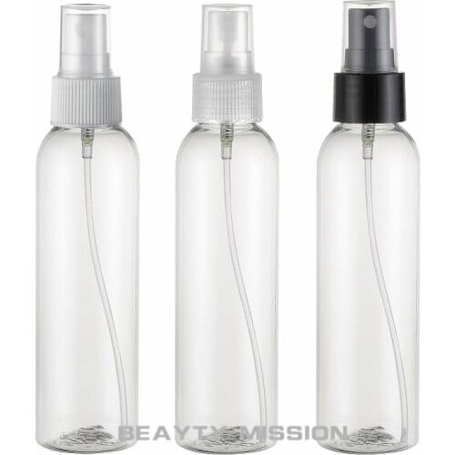 150ml X 36 transparent cosmetic makeup spray bottles for packaging,150cc empty plastic PET container mist sprayer pump