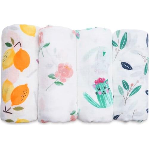 2018 Newborns Baby Blanket Super Soft Bamboo Cotton Muslin Baby Swaddle Wrap Infant Nursing Cover Bath Towel For Baby Kids