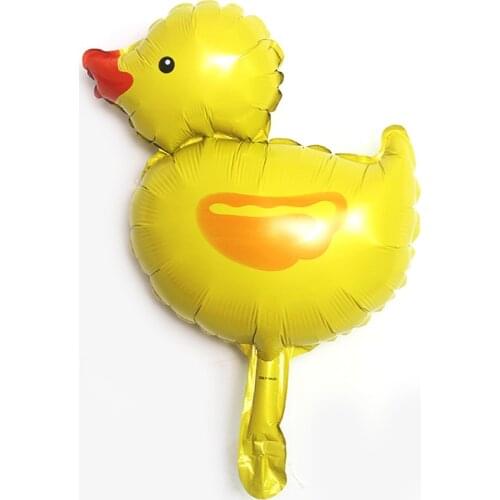50pcs 40x30cm Mini Animal Foil Balloons Cartoon Duck Baby Shower Birthday Party Decor Safari Zoo Ballons childrens' Toys
