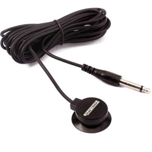 1/4'' Jack Suction Cup Acoustic Guitar Pickup Transducer With 9.6 Ft Cable