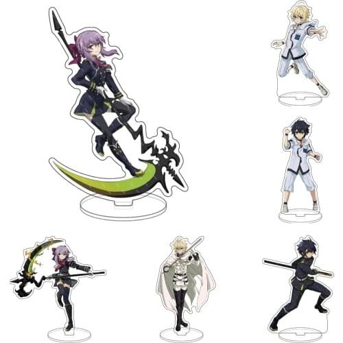 Anime Seraph Of The End Acrylic Stand Figure Yoichiro Hyako Model Plate Holder Cake Topper Toys Desktop Decor For Kids Boy Gift