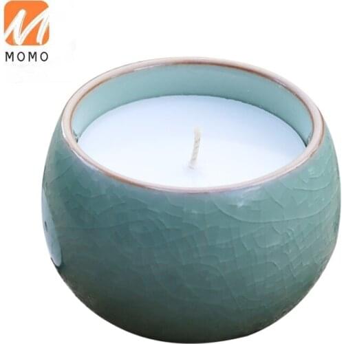 Aromatherapy Candle Imported Essential Oil Fragrance Jasmine Milk Fragrance Oolong