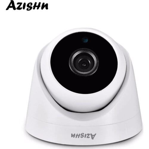 AZISHN Security 3MP 1080P 960P 720P Indoor IP Camera Home CCTV ONVIF Motion Detection RTSP 2.8mm Lens Dome Cam POE