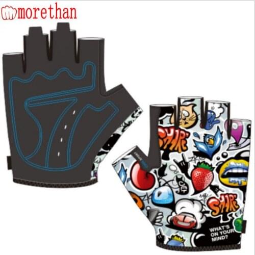 Kids Non-Slip Breathable Mens Girls Summer Sports Wear Bike Bicycle Cycling Cycle Short Half Finger Gloves Children Boys GIRLS