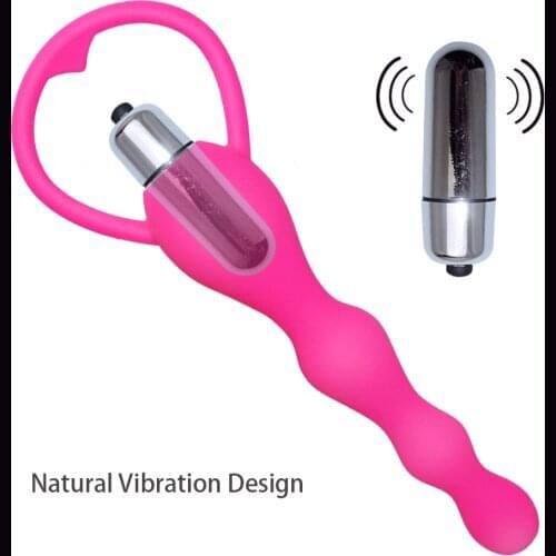 Erotic Toys Anal Vibrator Long Anal Plugs Beaded Adult Massager Electric Masturbation Sex Toys For Women and men
