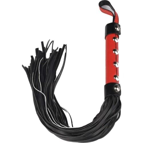 PU Leather Fetish Bondage Sex Whip Flogger Bdsm Sex Toys For Couples Spanking Paddle Sexy Policy Knout Adult Games ST129