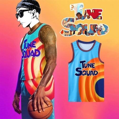 Custom jersey Movie Space Jam JAMES 6# 23# Tune Squad Basketball Jersey Set Sports Air Slam Dunk Sleeve Shirt Singlet Uniform