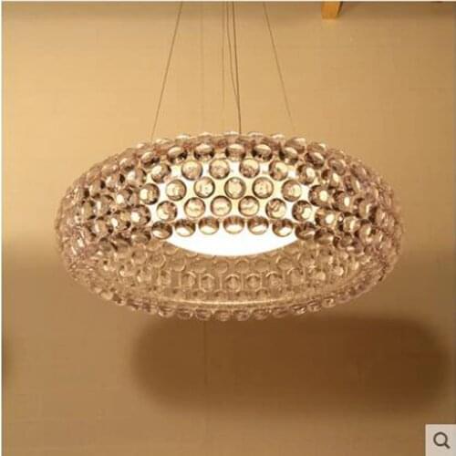 L Simple modern acrylic beads chandelier Italian design ion chandelier living room dining room bedroom bar creative light