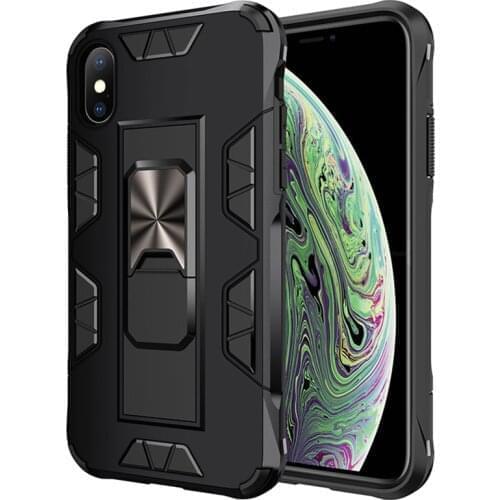 For iphone 6 6S 7 8 Plus SE 2020 Case Magnetic Car Ring Case for iphone X XR XS 11 12 Pro Max 12 Mini built in kickstand Cover