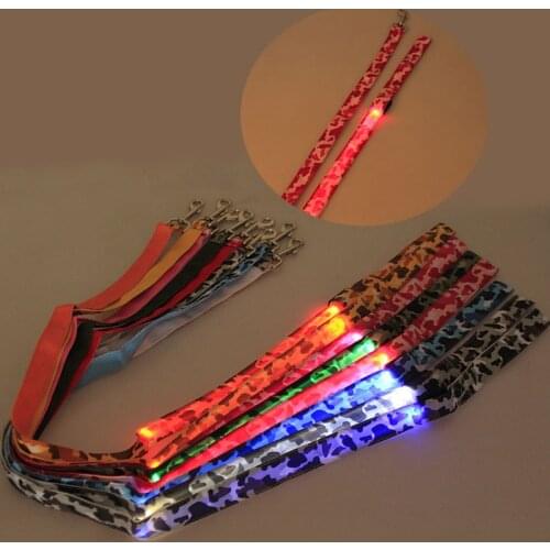 Flashing Dog Leash LED Night Luminous Anti-Lost Leash For Dogs Puppies LED Glowing Leashes Cat Kitten Dog Supplies Pet Products