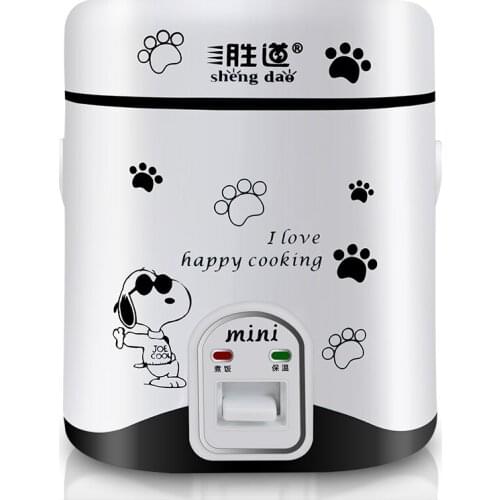Freeshipping 1.2L multifunction AC220 mini rice cooker lunch box suited for 1-2 people stew soup, heat lunch HA113