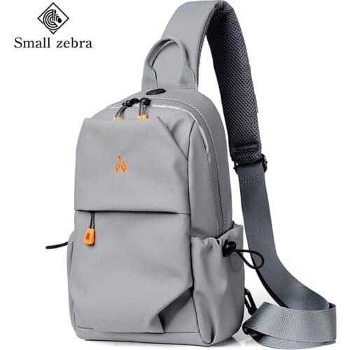 Mens Waterproof USB Oxford Crossbody Bag Anti-theft Shoulder Sling Bag Multifunction Travel Messenger Chest Pack For Male