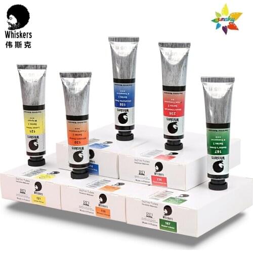 Original Whiskers Transparent Watercolor Mineral composition Single Tubulose 21ml Artist professional pigment Art supplies