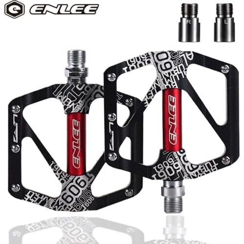 Enlee Aluminum Alloy Bicycle Pedal for Mtb Mountain Urban Bmx Hybrid Bearing All-Round Bike Pedals Axle Universal Bike Parts