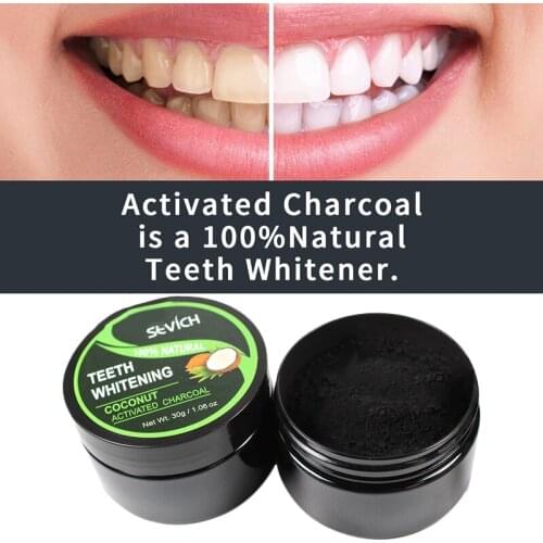 Activated Carbon Teeth Whitening Powder Descaling Plaque Stains Remove Powder Oral Hygiene Tooth Care Bright White Dental Tool