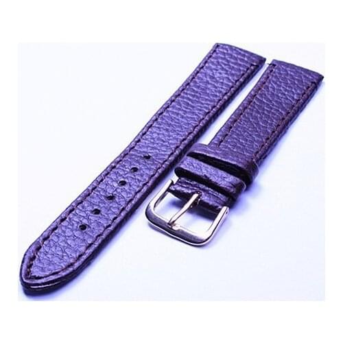 Retail - 2PCS/lots High quality (12MM-14MM-16MM-18MM-20MM-22MM ) (black - coffee ) 100% genuine leather Watch strap watch bands