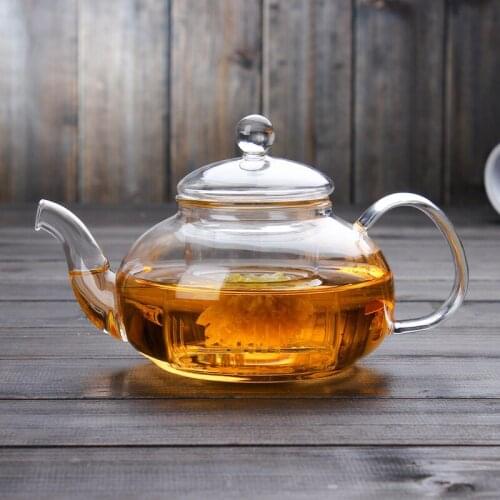 Heat-resistant Glass Teapot Double Wall Glass Teacup Clear Tea Pot Drinkwear Infuser Qolong Tea Kettle Tea Different Flavors
