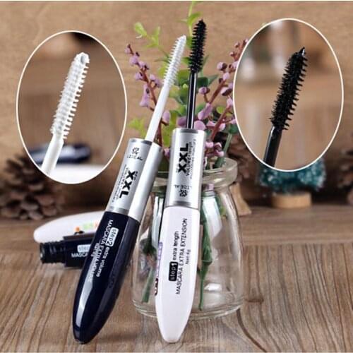 2 in 1 4D Silk Fiber Mascara Double Heads Waterproof Volume Lengthening Curling Eye Mascara MH88