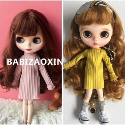 Colorful Blyth Doll Clothing Blyth Sweater for 1/6 doll accessories(fit Blyth, Barbies, Kurhn, 1/6 bjd, azone, fr, 1/6 doll)