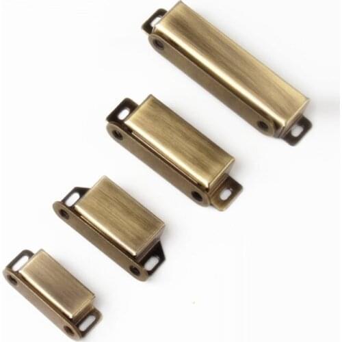 10pcs/Lot Kitchen Cupboard Wardrobe Cabinet Stainless Steel Magnetic Door Catches Closer