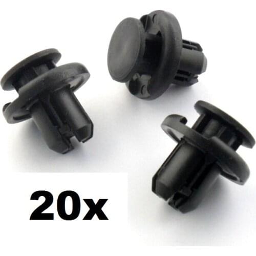 20x 10mm Push Fit for Honda Bumper Grille & Engine Under Tray Trim Panel Clips #90505-SX0-003