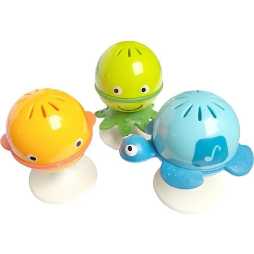 3pcs Baby Noise Maker Toys Bell Toys Baby Rattle Toys with Strong Suction Cups