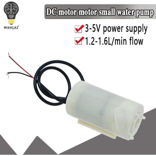 Mute Mini Micro Motor de La Bomba Sumergible Bombas De Agua DC 3-5 V 70-120L/H unidad USB water pump