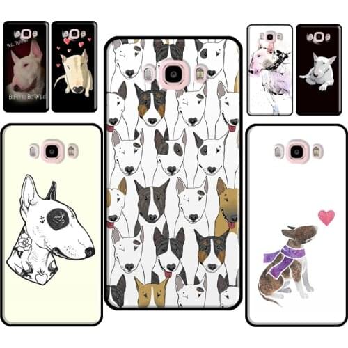 English Bull Terrier Dog Soft Cover For Samsung J4 J6 J8 A6 A8 Plus A9 2018 A3 A5 J1 J3 J5 J7 2016 2017 Phone Case