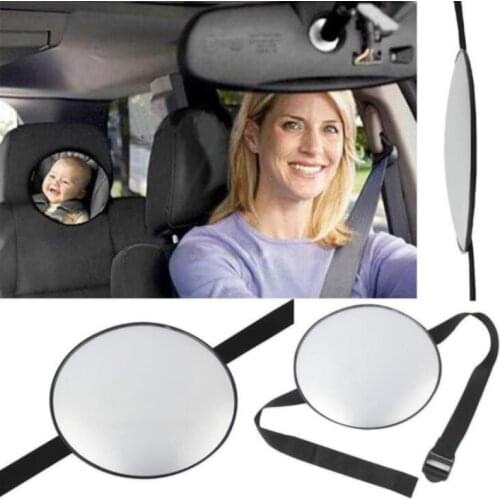Baby Car Mirror Car Safety View Back Seat Mirror Baby Facing Rear Ward Infant Care Square Safety Kids Monitor 17*17cm