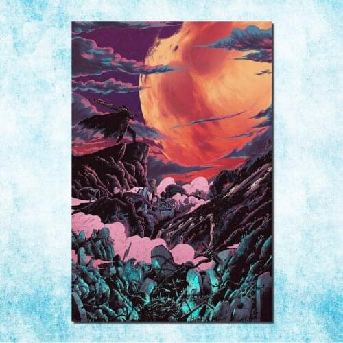 Hot Bloodborne Art Silk Canvas Poster Print 13x20 Inch Game Picture For Living Room Decoration-8