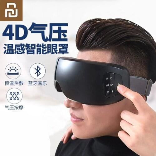 Youpin Eye Massager ISee4 Foldable Electric Air pressure Rechargeable Music Wireless Vibration Magnetic Heating Therapy massage