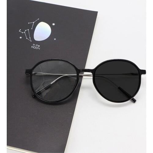 Fashion Cute Anti Blue Photochromic Glasses Comfortable Durable Oval Eyewear Frame Women Blue Light Protection Eyeglasses