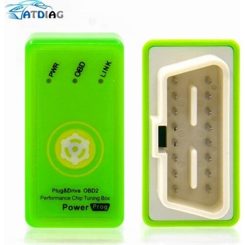 Power Prog Chip Tuning Box For Diesel / Benzine Cars Powerprog Better Than Nitroobd2 & ECOOBD2 Nitro OBD2 CNP Ship