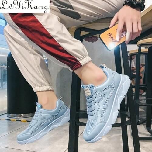 Men Shoes Size 39-44 Adult Men Sneakers Summer Breathable Krasovki Shoes Super Light Casual Shoes Male Tenis Masculino Sneakers