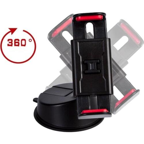WINNR Mobile Phone Car Mount Bracket Holder Stand 360 Degree Rotation Universal Cars Windshield Sucker Type Phone Car Holder