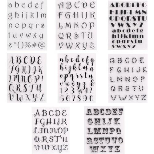 Label Stamp and Dies Number series Metal Cutting Dies New 2020 for Scrapbooking Tag Craft Die Cut DIY Cards Making Tools