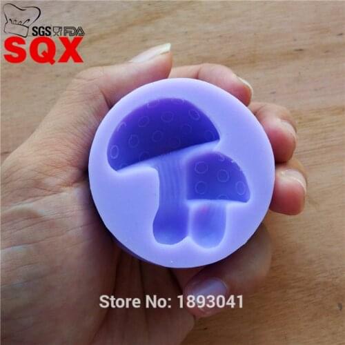 Mushroom Shape Silicone Mold Chocolate Mold Fondant Cake Decorating Baking Tool LH19