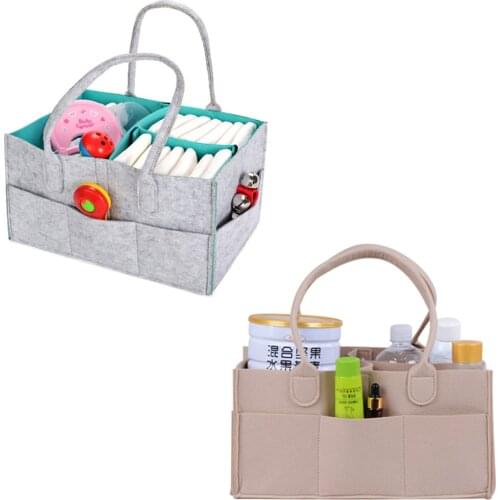 Baby Diaper Caddy Organizer Bags Portable Holder Bag For Babys Milk Feeding Bottle Medicine Bag Purse Large Capacity Handbag