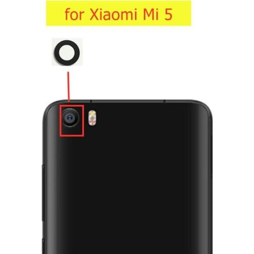 2pcs/lot for Xiaomi Mi 5 Back Camera Glass Lens Main Rear Camera Lens with Glue for Xiaomi Mi 5 Repair Spare Parts