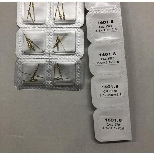 Watch parts 1570 movement hand 1601 watch second hand gold and silver with luminous single price