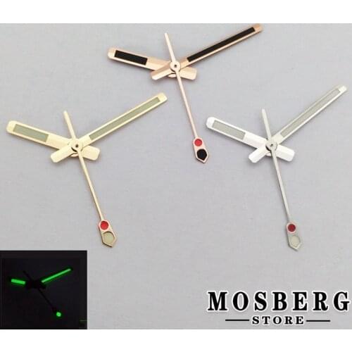 Texture Green Luminous Watches Accessories Watch Hands Fit NH35 NH36 4R35 4R36 7S26 Automatic Movement