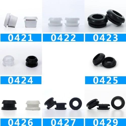 0421 0422 wire grommet thiner or thicken board double side LED lighting toy DIY coil protector metal outlet case plate