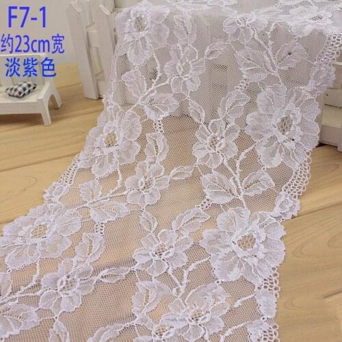 10Meters Apparel Accessories Light Purple Elastic Stretch Lace Trim Applique Trimmings Sewing Fabrics Underwear Garment Clothes