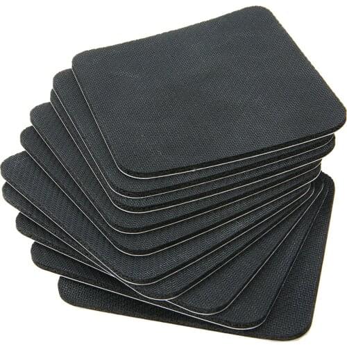 10Pcs/Lot Rubber Sublimation Coaster Blank Coaster Board Sublimation MDF Printing 95x95mm Black For Heat Press Machine New