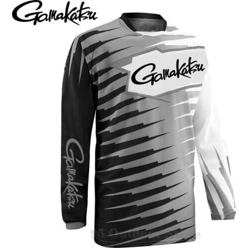 2021 Gamakatsu Quick Drying Fishing Clothing Long Sleeve Sunscreen Anti-uv Breathable Summer Fishing Shirt Autumn Fishing Jersey