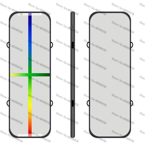 3/4/5M Air Track Inflatable Gymnastics Tumbling Gymnast Mat With Pump For Cheerleading/Practice Gymnastics/Beach/Park/Home Use