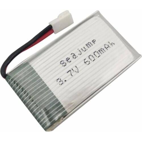 3.7V 600mah Lithium Battery for MJX X708 X708W RC Quadcopter Remote Toy Spare Parts