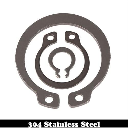 50pcs M13 304 Stainless Steel 304ss Spring Washer DIN471 C Type Snap Retaining Ring For 13mm Outside External Shaft Circlip