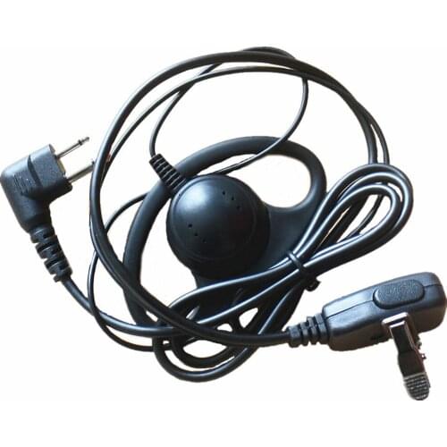 5x D Shape Soft Earpiece Earphone Headset W/Mic PTT For Motorola 2/Two Way Radios CP88 CP040 CP100/125/150 CP200 CP300 EP450